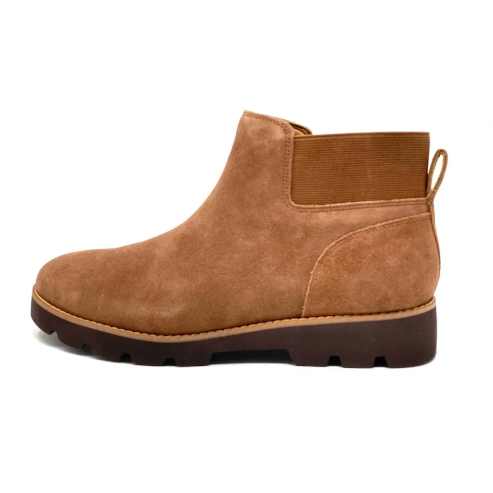 Vionic Brionie Monks Robe Suede Ankle Boots
